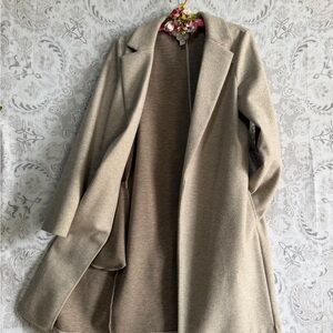 Joie Beige-Taupe Classic Trench Coat